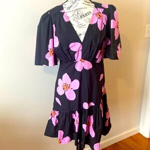 Kate Spade floral dress Woman’s 10 Cocktail Special Occasion Short sleeve